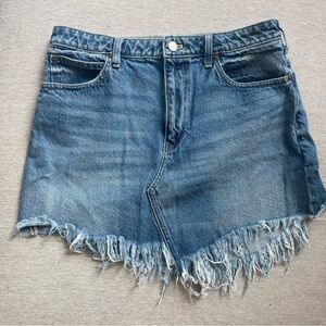 Free People denim skirt